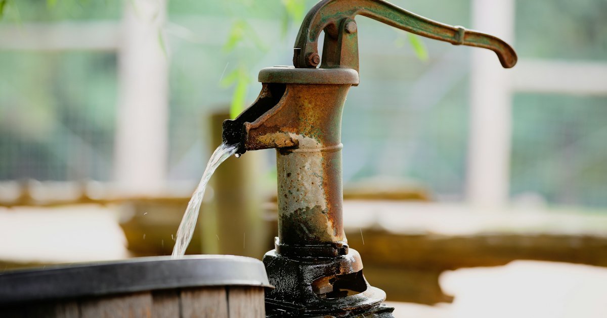 Borewell water source for a packaged drinking water plant